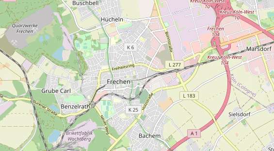 Monteurzimmer auf Karte