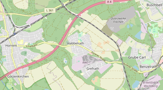 Monteurzimmer auf Karte