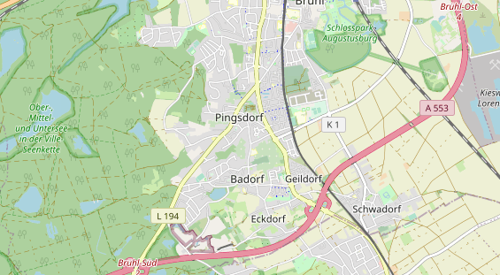 Monteurzimmer auf Karte