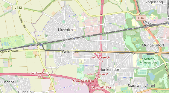 Monteurzimmer auf Karte