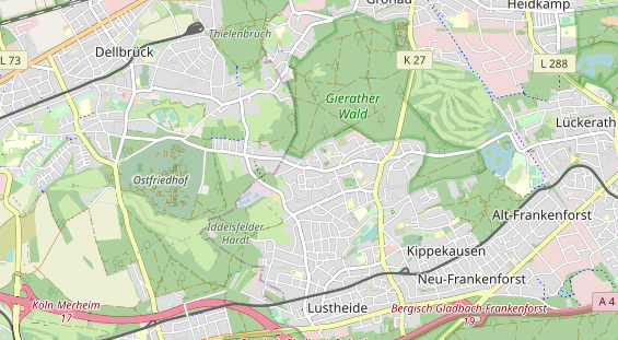 Monteurzimmer auf Karte