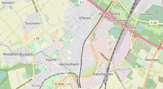 Monteurzimmer auf Karte