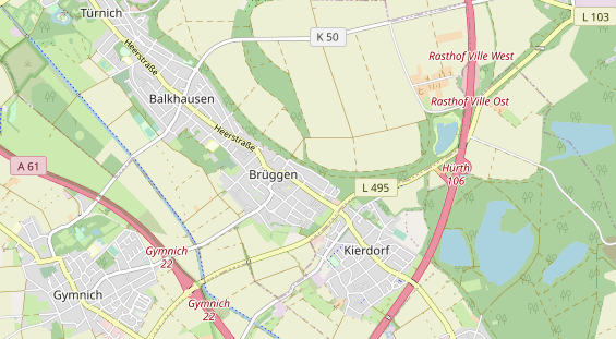 Monteurzimmer auf Karte