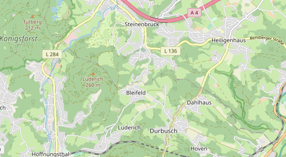 Monteurzimmer auf Karte