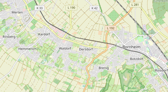 Monteurzimmer auf Karte