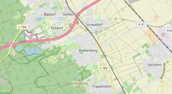 Monteurzimmer auf Karte