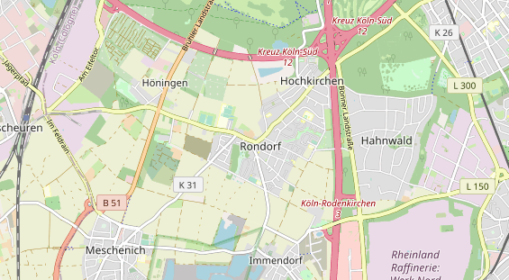 Monteurzimmer auf Karte