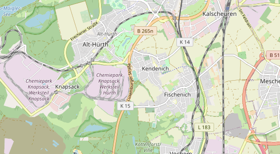 Monteurzimmer auf Karte