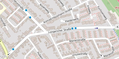 Monteurzimmer auf Satellitenbild
