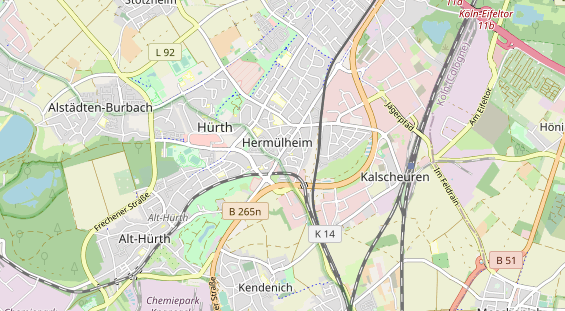 Monteurzimmer auf Karte