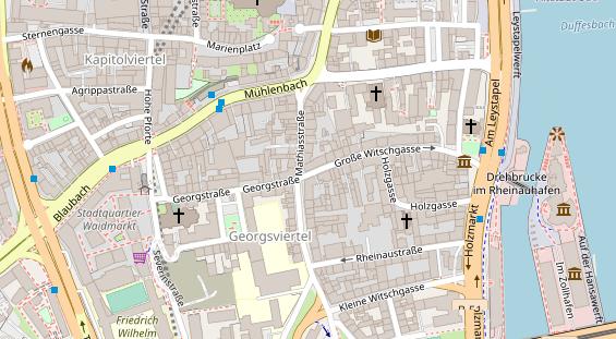 Monteurzimmer auf Satellitenbild