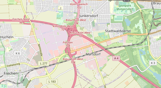 Monteurzimmer auf Karte