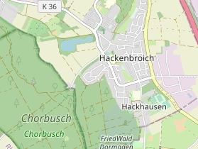 Monteurzimmer auf Karte