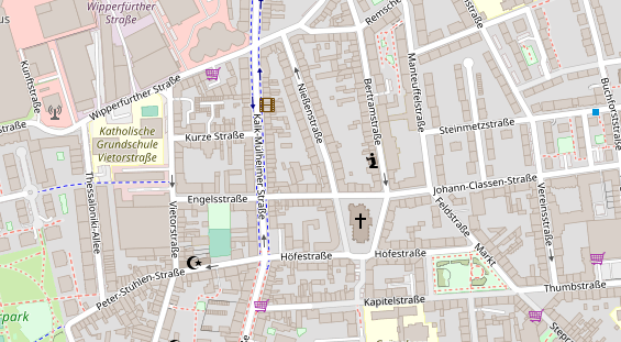 Monteurzimmer auf Satellitenbild