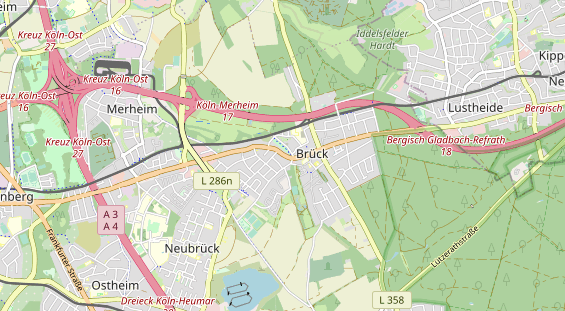 Monteurzimmer auf Karte