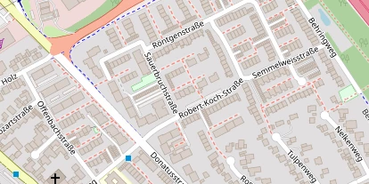 Monteurzimmer auf Satellitenbild