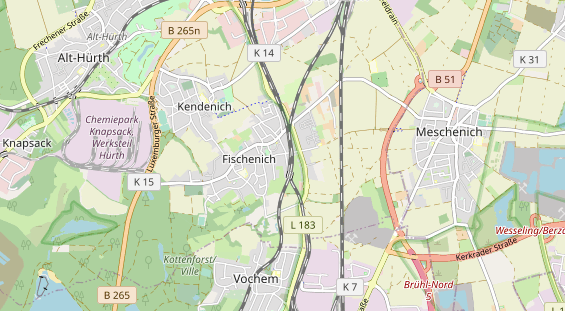 Monteurzimmer auf Karte