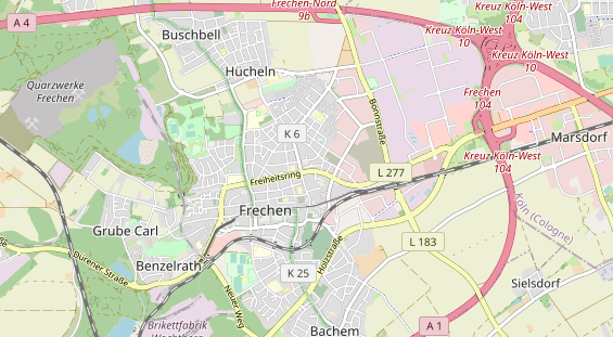 Monteurzimmer auf Karte