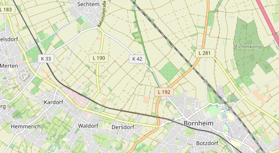 Monteurzimmer auf Karte