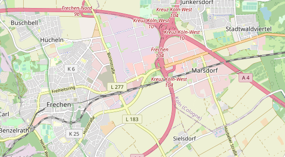 Monteurzimmer auf Karte