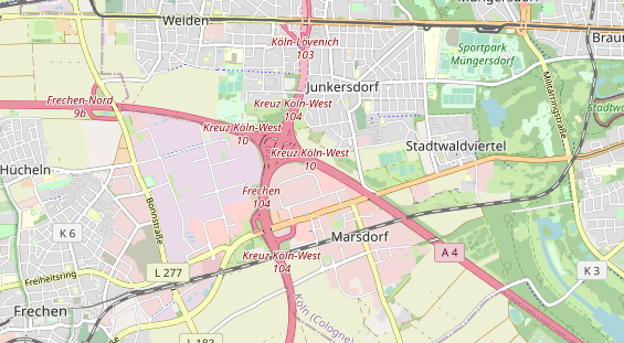 Monteurzimmer auf Karte