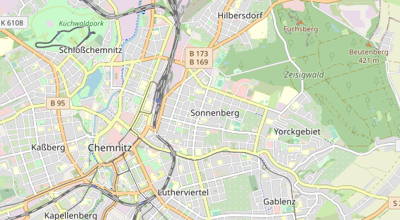 Monteurzimmer auf Karte