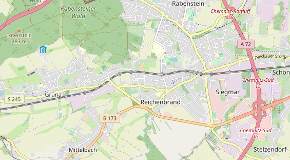 Monteurzimmer auf Karte