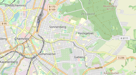 Monteurzimmer auf Karte