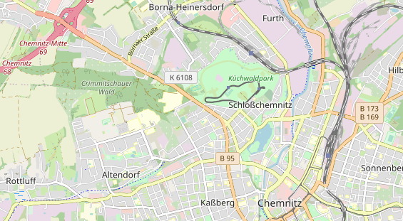 Monteurzimmer auf Karte