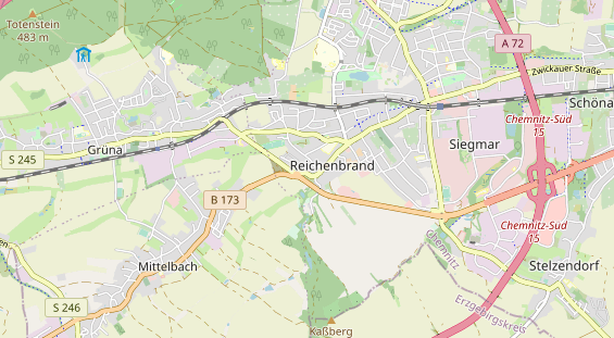 Monteurzimmer auf Karte