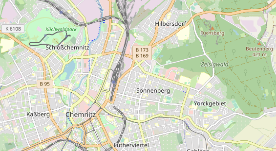 Monteurzimmer auf Karte