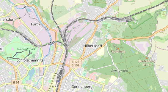 Monteurzimmer auf Karte