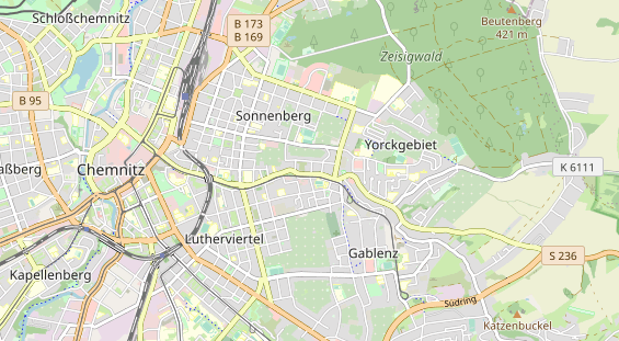 Monteurzimmer auf Karte