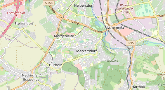 Monteurzimmer auf Karte