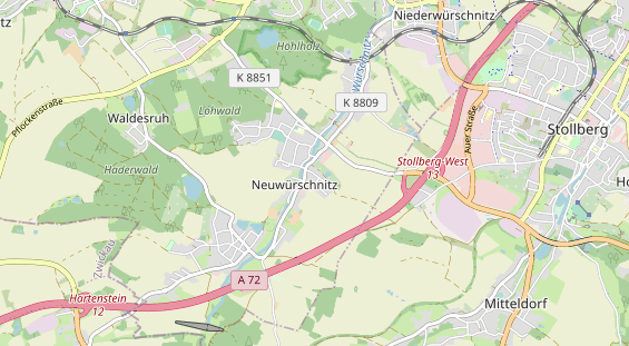 Monteurzimmer auf Karte