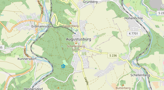 Monteurzimmer auf Karte