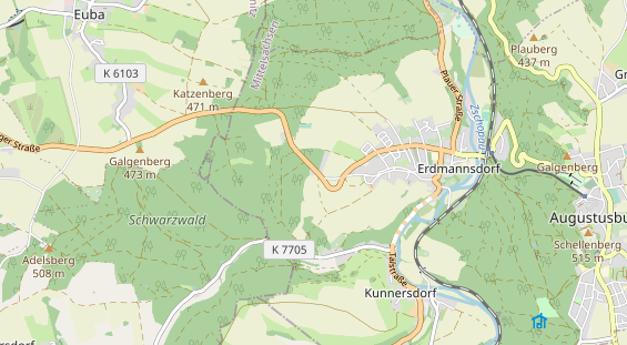 Monteurzimmer auf Karte