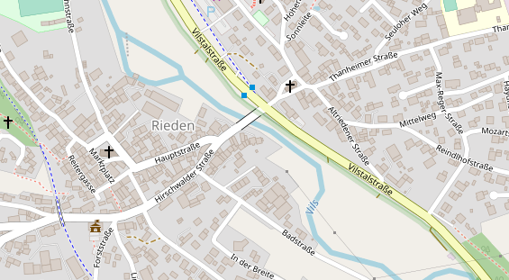 Monteurzimmer auf Satellitenbild