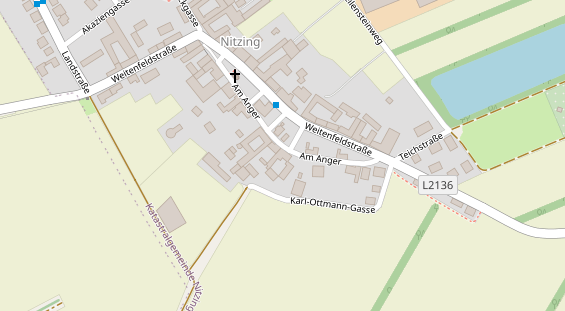 Monteurzimmer auf Satellitenbild