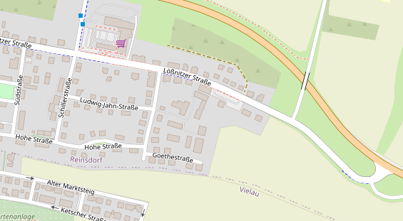 Monteurzimmer auf Satellitenbild