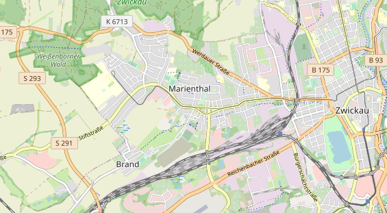 Monteurzimmer auf Karte