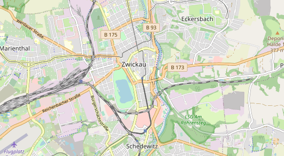 Monteurzimmer auf Karte