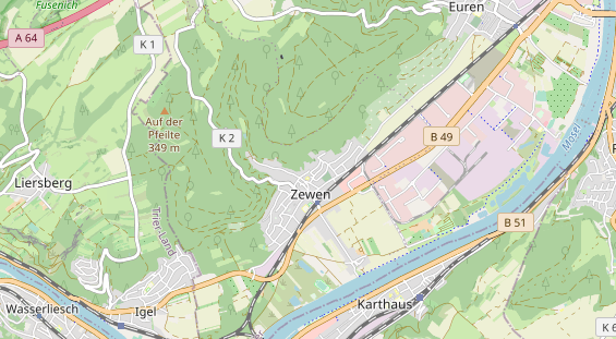 Monteurzimmer auf Karte