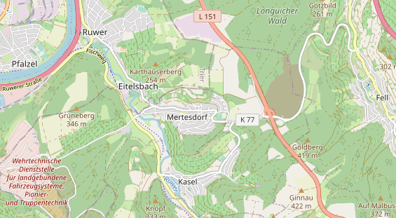 Monteurzimmer auf Karte