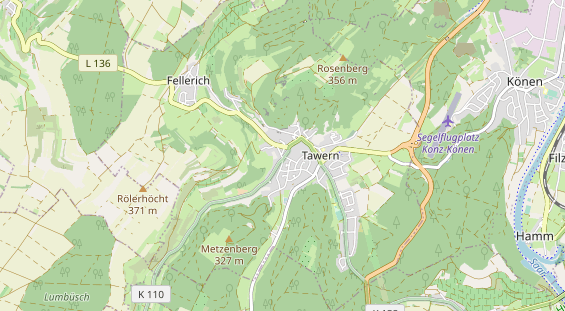 Monteurzimmer auf Karte