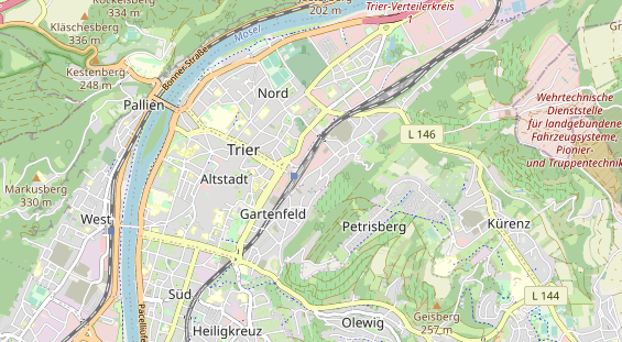 Monteurzimmer auf Karte