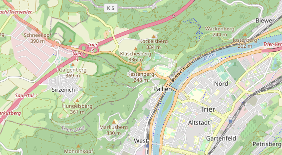 Monteurzimmer auf Karte