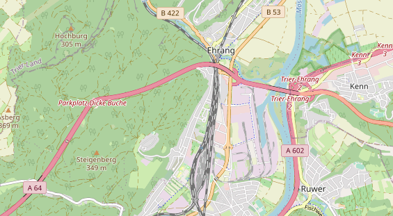 Monteurzimmer auf Karte