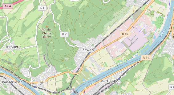 Monteurzimmer auf Karte