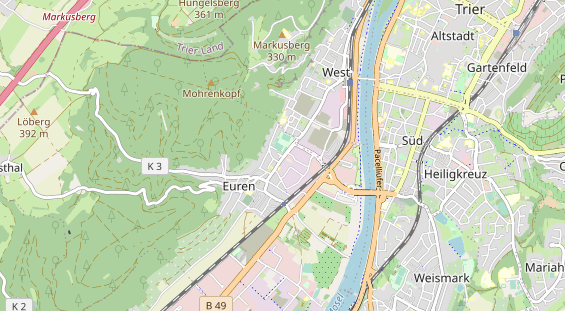 Monteurzimmer auf Karte